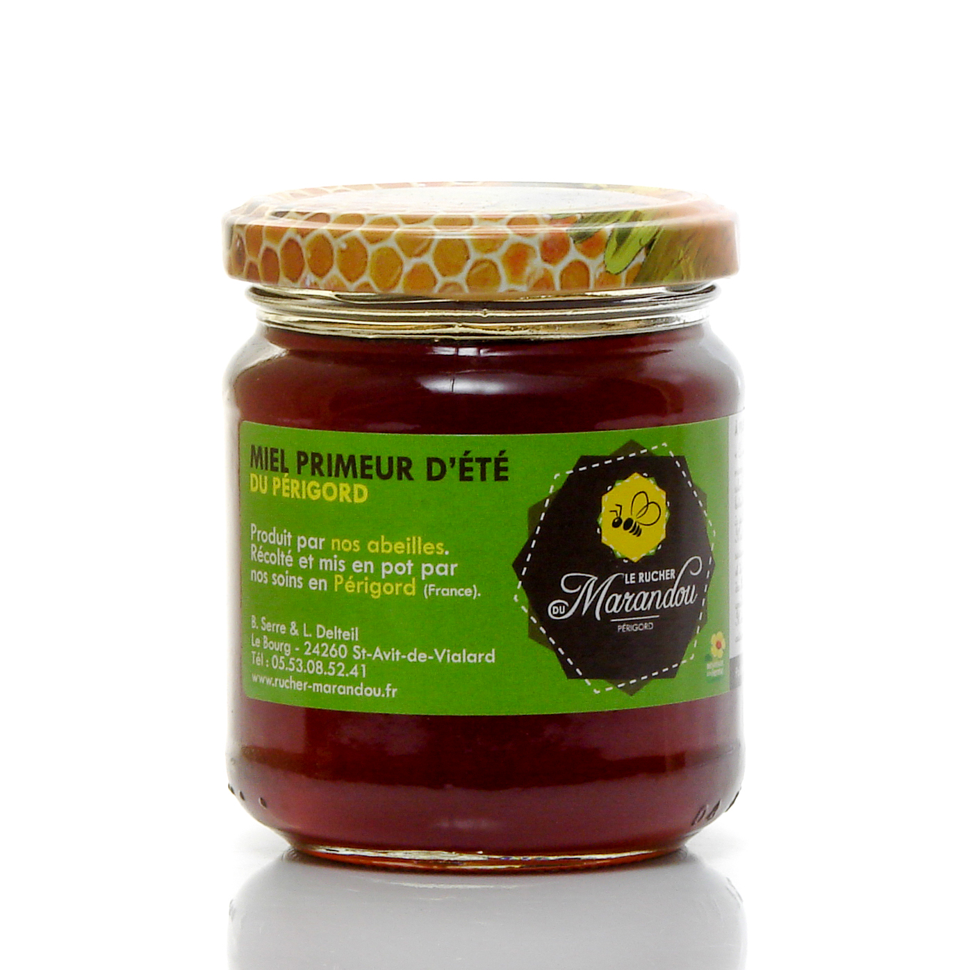 Miel primeur d'été rucher de marandou Dordogne Périgord