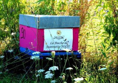 parrainer ruche Abeille Rucher du Marandou miel ruche apiculture fleur dordogne périgord bienvenue à la ferme