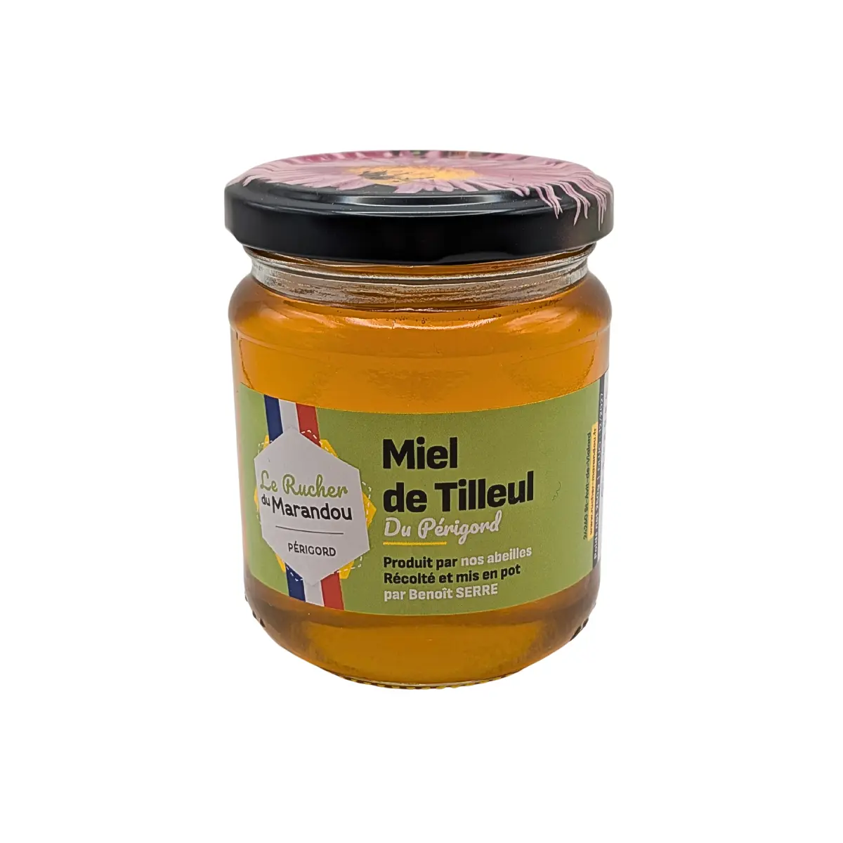 Miel de tilleul du Périgord 250g – miel artisanal français récolté par apiculteur