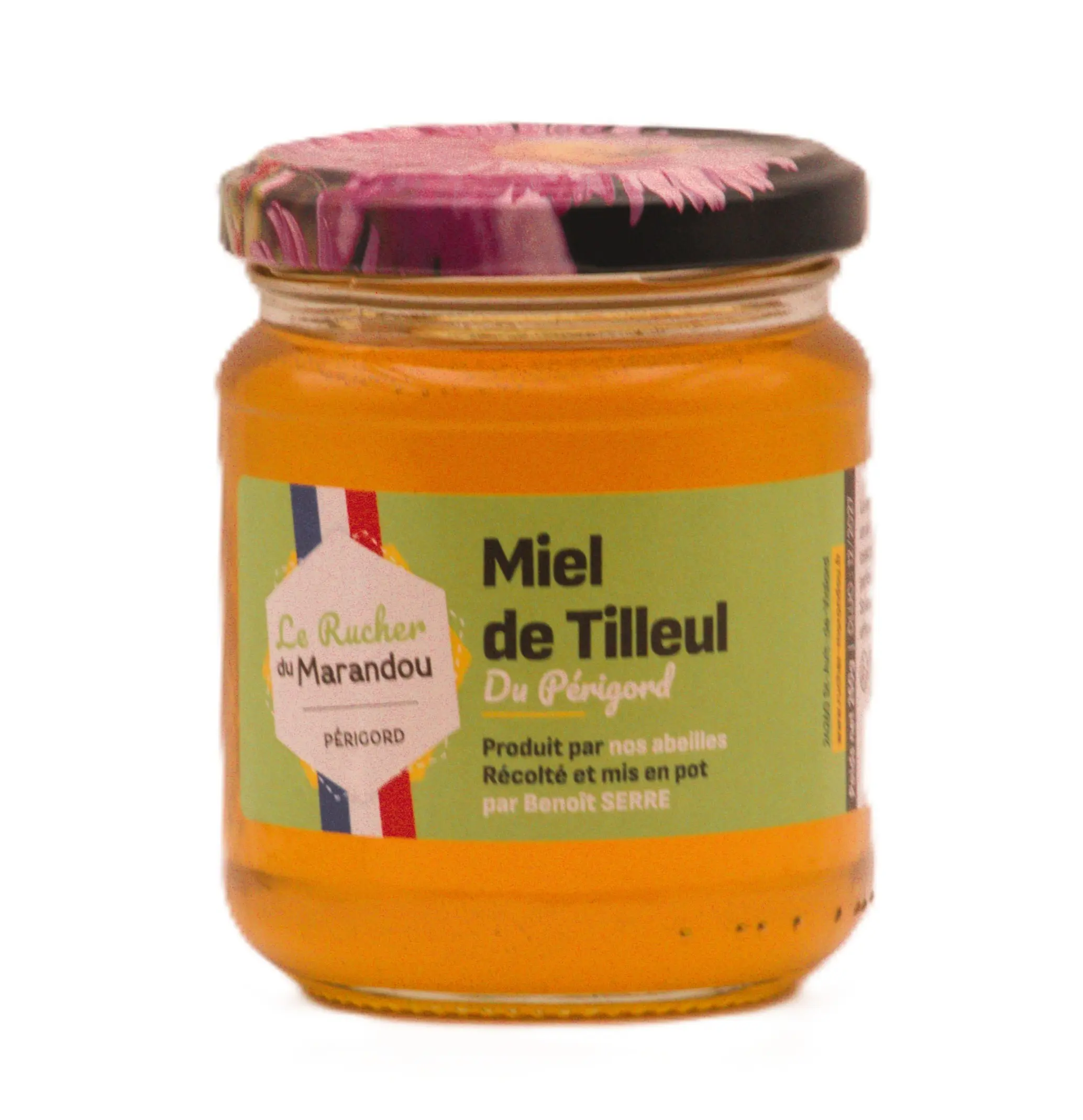 Pot de miel de tilleul du Périgord 250 g – Apiculteur producteur en Dordogne