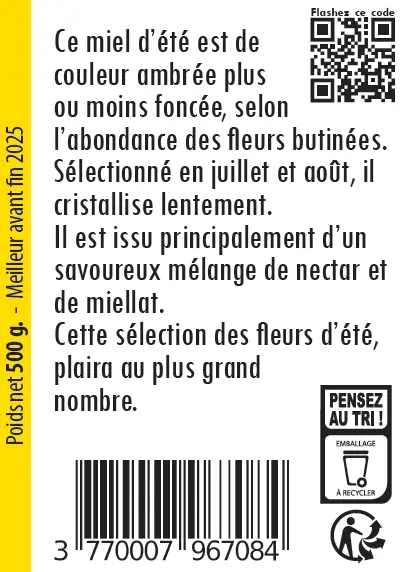 Miel d’Été 500g Déstockage – Image 3