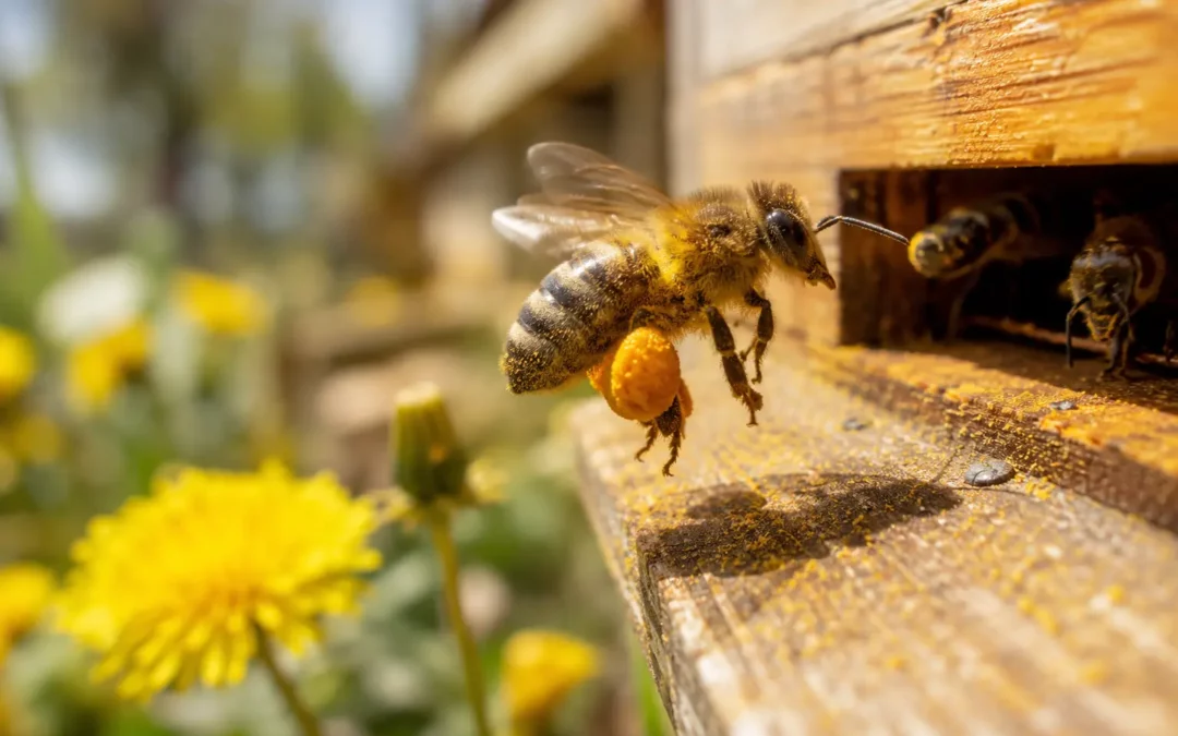 Le pollen des abeilles : rôle, origine et importance dans la ruche