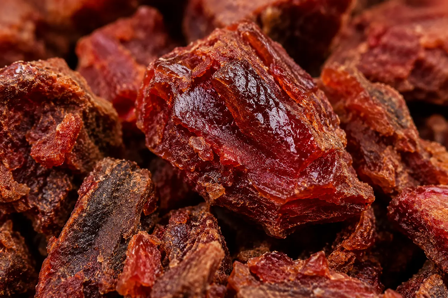 Propolis rouge en macro Macro de propolis rouge montrant sa texture résineuse et ses nuances rouge sombre