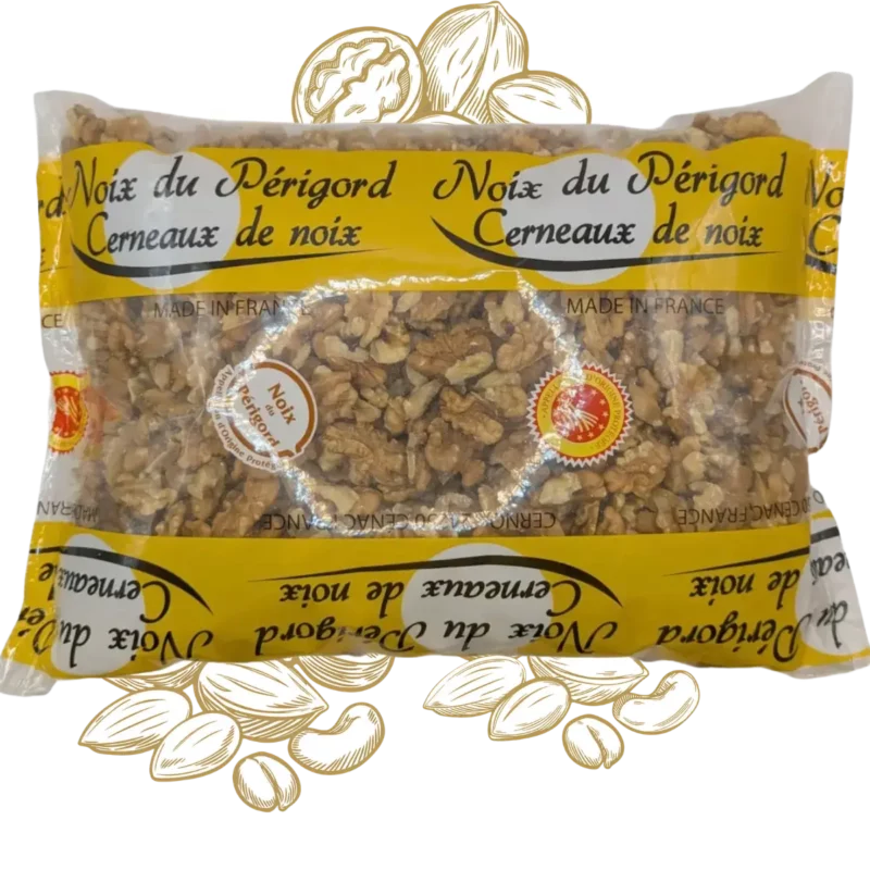 Cerneaux de noix du Périgord AOP en morceaux – sachet 1 kg